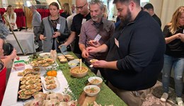 Butchers served up ways to promote British lamb at AHDB event 